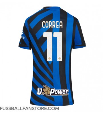 Inter Milan Joaquin Correa #11 Replik Heimtrikot Damen 2024-25 Kurzarm